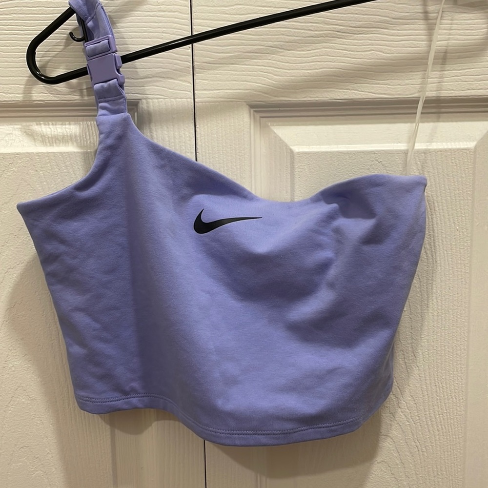 Nike purple crop tank